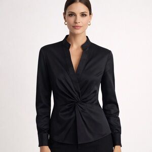 Diane Von Furstenburg Elegant Black Women's Top